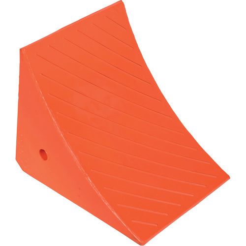 Jumbo Urethane Wheel Chock W/Steel Studs - Exact Tooling
