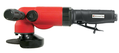 #UT8785-5 - 4-1/2" Right Angle - Air Powered Grinder - Side Exhaust - Exact Tooling