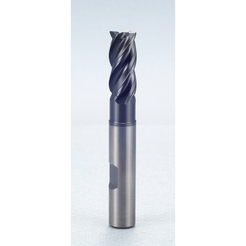 1/2″ × 1/2″ × 5/8″ × 5″ 4 Flute Square End Carbide End Mill-Flat Shank - Y-Coating