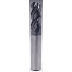 5/8″ × 5/8″ × 3/4″ × 3″ 4 Flute Square End Carbide End Mill-Plain Shank - Y-Coating