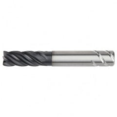 3/4x3/4x1-1/2x3-1/4x5-1/2 .030R 5FL Carbide End Mill-Weldon Shank-AlTiN - Exact Tooling