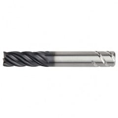 3/4x3/4x1-1/2x4 .030R 5FL Carbide End Mill-Weldon Shank-AlTiN - Exact Tooling