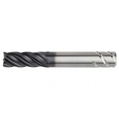 3/8x3/8x7/8x2-1/2 .015R 5FL Carbide End Mill-Round Shank-AlTiN - Exact Tooling