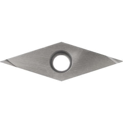 VBGT 2201 F KW10, 0.0012″ Corner Radius, 1/8″ Thick, 1/4″ Inscribed Circle, WC/Co, Diamond, Turning Indexable Insert - Exact Tooling