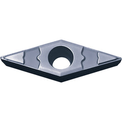 VBMT 221 GP PV7025, 1/64″ Corner Radius, 1/8″ Thick, 1/4″ Inscribed Circle, TiCN (MEGACOAT), Diamond, Turning Indexable Insert - Exact Tooling