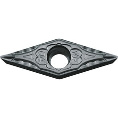 VBMT 3305 VF TN610, 0.0079″ Corner Radius, 3/16″ Thick, 3/8″ Inscribed Circle, TiCN, Diamond, Turning Indexable Insert - Exact Tooling