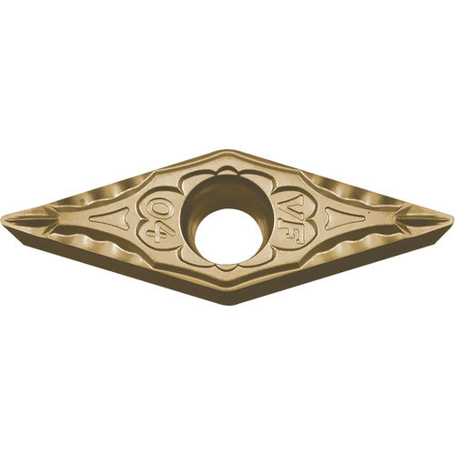 VBMT 3305 VF CA5525, 0.0079″ Corner Radius, 3/16″ Thick, 3/8″ Inscribed Circle, TiCnulll2O3/TiN, Diamond, Turning Indexable Insert - Exact Tooling