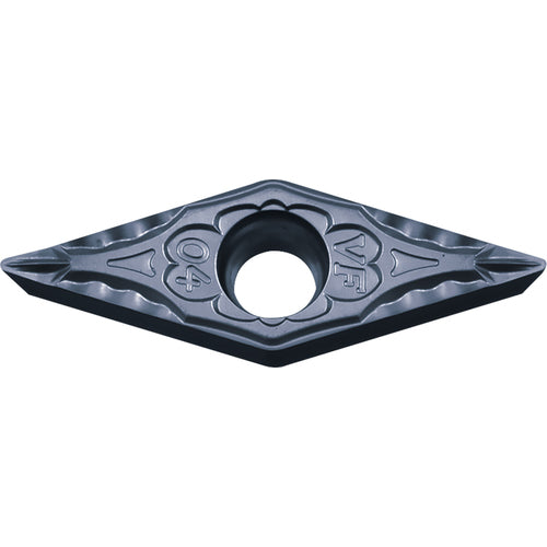 VBMT 2205 VF PV7025, 0.0079″ Corner Radius, 1/8″ Thick, 1/4″ Inscribed Circle, TiCN (MEGACOAT), Diamond, Turning Indexable Insert - Exact Tooling