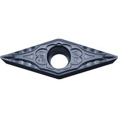 VBMT 2205 VF PV7010, 0.0079″ Corner Radius, 1/8″ Thick, 1/4″ Inscribed Circle, TiCN (MEGACOAT), Diamond, Turning Indexable Insert - Exact Tooling