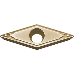 VCMT 15151 HQ CA6525, 1/64″ Corner Radius, 3/32″ Thick, 3/16″ Inscribed Circle, TiCnulll2O3/TiN, Diamond, Turning Indexable Insert - Exact Tooling