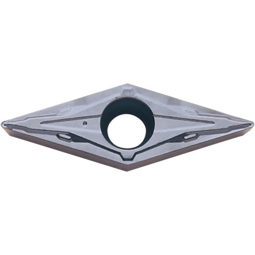 VCMT 15151 PP PR1225, 1/64″ Corner Radius, 3/32″ Thick, 3/16″ Inscribed Circle, MEGACOAT, Diamond, Turning Indexable Insert - Exact Tooling