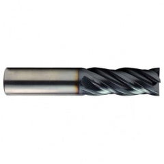 1/2 x 1/2 x 5/8 x 2-1/2 4Fl  Square Carbide End Mill - TiALN - Exact Tooling