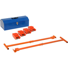 Steel Machine Roller Kit W/2000 lb Cap - Exact Tooling