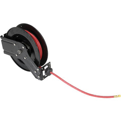 Spring Driven Hose Reel 20 Ft 1/4 Dia - Exact Tooling
