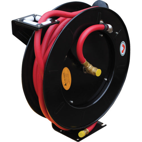 Spring Driven Hose Reel 50 Ft 1/2 Dia - Exact Tooling