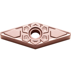 VNMG 333 KH CA310, 3/64″ Corner Radius, 3/16″ Thick, 3/8″ Inscribed Circle, TiCnulll2O3/Ti, Diamond, Turning Indexable Insert - Exact Tooling