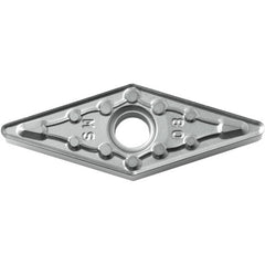 VNMG 332 MS SW05, 1/32″ Corner Radius, 3/16″ Thick, 3/8″ Inscribed Circle, WC/Co, Diamond, Turning Indexable Insert - Exact Tooling