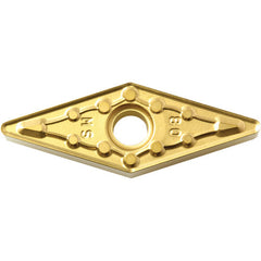 VNMG 333 MS CA6525, 3/64″ Corner Radius, 3/16″ Thick, 3/8″ Inscribed Circle, TiCnulll2O3/TiN, Diamond, Turning Indexable Insert - Exact Tooling