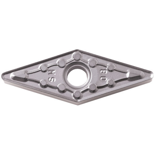 VNMG 333 MS PR005S, 3/64″ Corner Radius, 3/16″ Thick, 3/8″ Inscribed Circle, MEGACOAT HARD, Diamond, Turning Indexable Insert - Exact Tooling