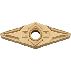 VNMG 3305 PP CA5525, 0.0079″ Corner Radius, 3/16″ Thick, 3/8″ Inscribed Circle, TiCnulll2O3/TiN, Diamond, Turning Indexable Insert - Exact Tooling