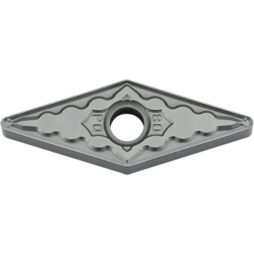 VNMG 332 PQ TN610, 1/32″ Corner Radius, 3/16″ Thick, 3/8″ Inscribed Circle, TiCN, Diamond, Turning Indexable Insert - Exact Tooling