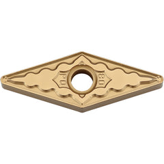 VNMG 331 PQ CA510, 1/64″ Corner Radius, 3/16″ Thick, 3/8″ Inscribed Circle, TiCnulll2O3/TiN, Diamond, Turning Indexable Insert - Exact Tooling