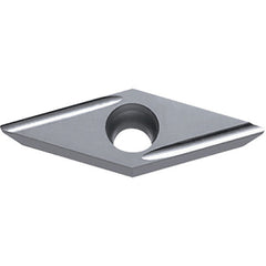 VPET 151505 F-USF TN60, 0.0079″ Corner Radius, 3/32″ Thick, 3/16″ Inscribed Circle, TiCN/NbC, Diamond, Turning Indexable Insert - Exact Tooling