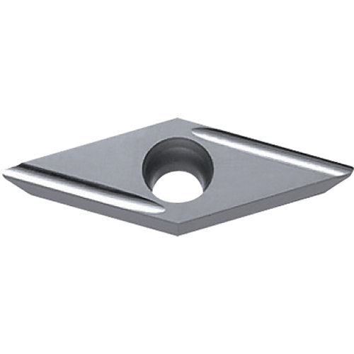 VPET 151505 F-USF TN60, 0.0079″ Corner Radius, 3/32″ Thick, 3/16″ Inscribed Circle, TiCN/NbC, Diamond, Turning Indexable Insert - Exact Tooling