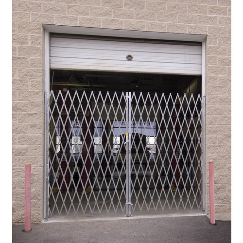 Double Fold Scissor Gate Galv 144L × 102H - Exact Tooling