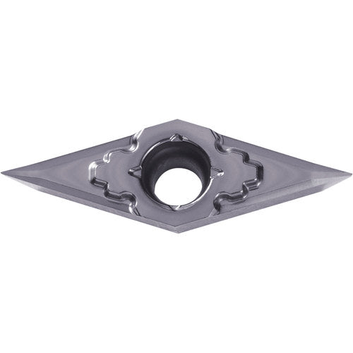 VPGT 151505 MP-CK PR1225, 0.0079″ Corner Radius, 3/32″ Thick, 3/16″ Inscribed Circle, MEGACOAT, Diamond, Turning Indexable Insert - Exact Tooling