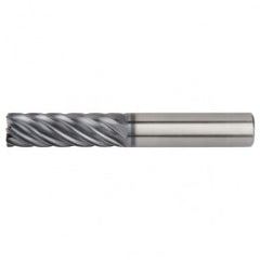 1x1x3x5-1/2 .060R 7FL Carbide End Mill-Round Shank-AlTiN - Exact Tooling