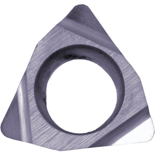 WBGT 15151 F PV7025, 1/64″ Corner Radius, 3/32″ Thick, 3/16″ Inscribed Circle, TiCN (MEGACOAT), Trigon, Turning Indexable Insert - Exact Tooling