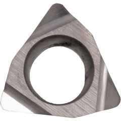WBGT 15151 F TN60, 1/64″ Corner Radius, 3/32″ Thick, 3/16″ Inscribed Circle, TiCN/NbC, Trigon, Turning Indexable Insert - Exact Tooling
