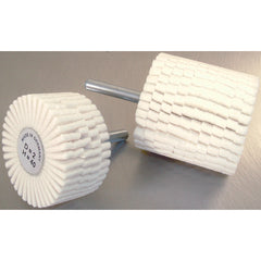 2X2X1/4 MED MTD FELT POL FLAP BRUSH - Exact Tooling