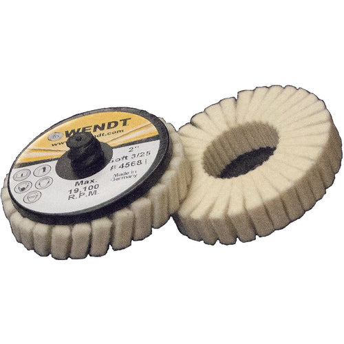 3″ SOFT ROLL ON FELT POL MINI FLAP - Exact Tooling