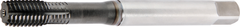 M6x1.0 6HX 0 Flute HSSCoPM Semi-Bottoming Thread Forming Tap-TiN - Exact Tooling