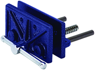 176, Light-Duty Woodworkers Vise - Mounted Base, 6-1/2" Jaw Width, 4-1/2" Maximum Jaw Opening - Exact Tooling