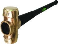 8 lb Head, 30" B.A.S.H® Brass Hammer - Exact Tooling