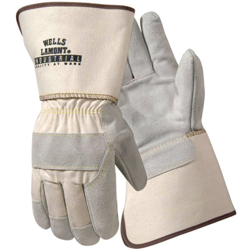 Size XL Leather Palm Gauntlet Cuff Glove Y3015XL - Exact Tooling