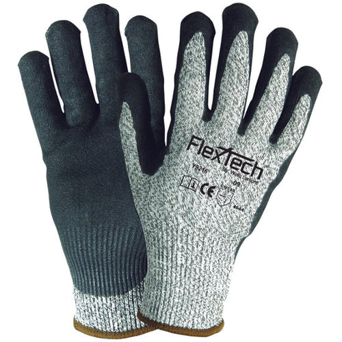 FLEXTECH Size XL ANSI Cut 5 Nitrile Palm Glove Y9216XL - Exact Tooling