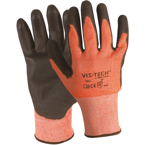 FLEXTECH Size XXL Hi-Vis ANSI 4 PU Palm Glove Y9294XXL - Exact Tooling