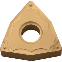 WNMG 432 GP PV720, 1/32″ Corner Radius, 3/16″ Thick, 1/2″ Inscribed Circle, TiCN (MEGACOAT NANO), Trigon, Turning Indexable Insert - Exact Tooling