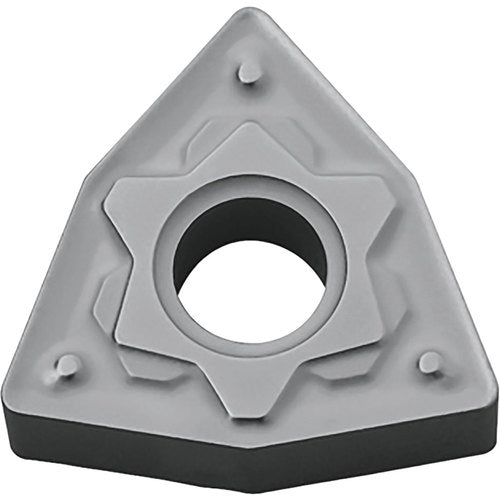 WNMG 433 HS TN60, 3/64″ Corner Radius, 3/16″ Thick, 1/2″ Inscribed Circle, TiCN/NbC, Trigon, Turning Indexable Insert - Exact Tooling