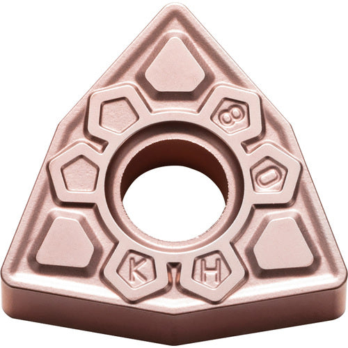 WNMG 433 KH CA315, 3/64″ Corner Radius, 3/16″ Thick, 1/2″ Inscribed Circle, TiCnulll2O3/Ti, Trigon, Turning Indexable Insert - Exact Tooling