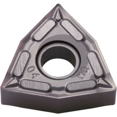 WNMG 432 MQ PR1310, 1/32″ Corner Radius, 3/16″ Thick, 1/2″ Inscribed Circle, MEGACOAT, Trigon, Turning Indexable Insert - Exact Tooling