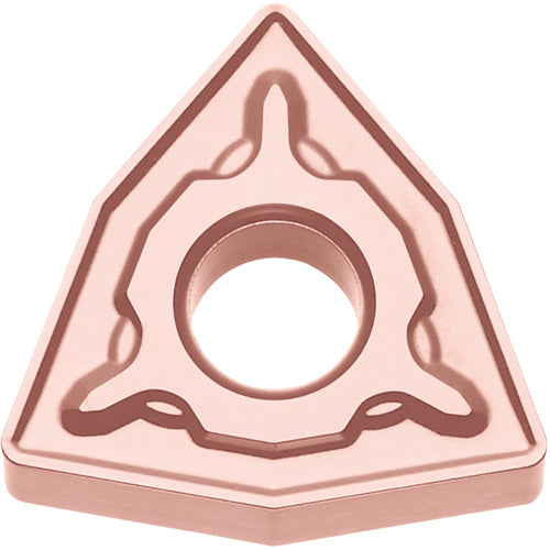 WNMG 433 PH CA310, 3/64″ Corner Radius, 3/16″ Thick, 1/2″ Inscribed Circle, TiCnulll2O3/Ti, Trigon, Turning Indexable Insert - Exact Tooling