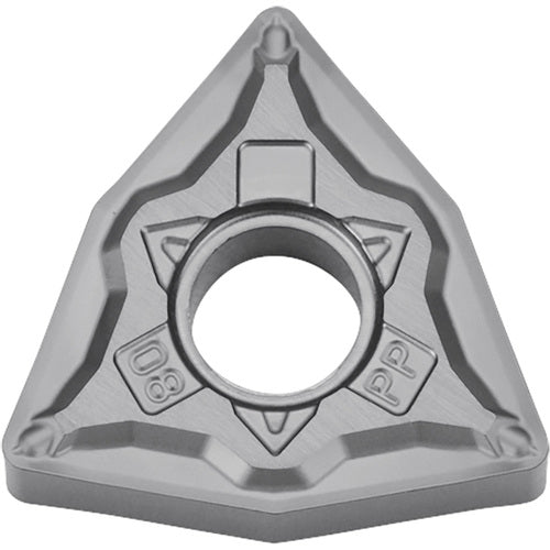 WNMG 4305 PP TN610, 0.0079″ Corner Radius, 3/16″ Thick, 1/2″ Inscribed Circle, TiCN, Trigon, Turning Indexable Insert - Exact Tooling