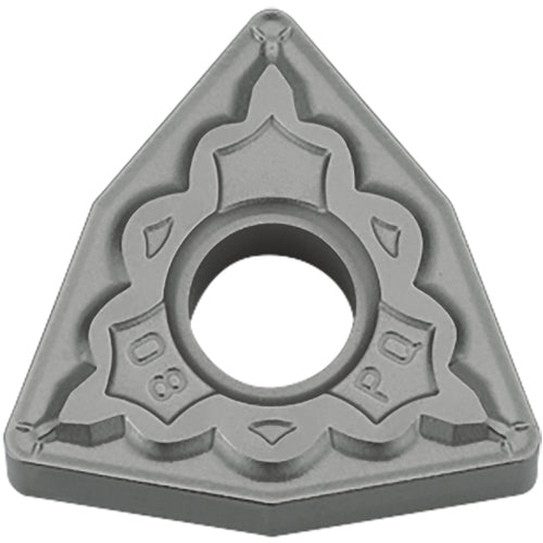 WNMG 432 PQ TN610, 1/32″ Corner Radius, 3/16″ Thick, 1/2″ Inscribed Circle, TiCN, Trigon, Turning Indexable Insert - Exact Tooling