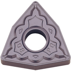 WNMG 432 PQ PV7025, 1/32″ Corner Radius, 3/16″ Thick, 1/2″ Inscribed Circle, TiCN (MEGACOAT), Trigon, Turning Indexable Insert - Exact Tooling