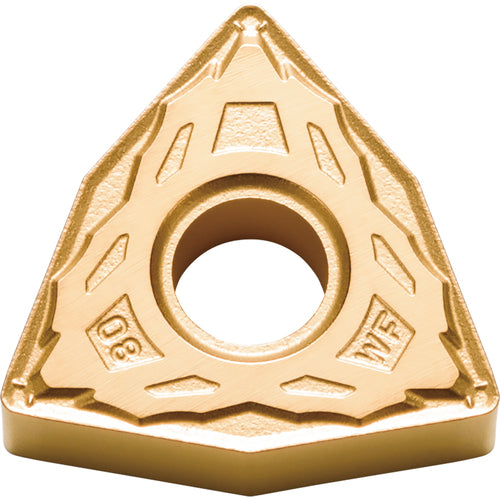 WNMG 432 WF TN610, 1/32″ Corner Radius, 3/16″ Thick, 1/2″ Inscribed Circle, TiCN, Trigon, Turning Indexable Insert - Exact Tooling